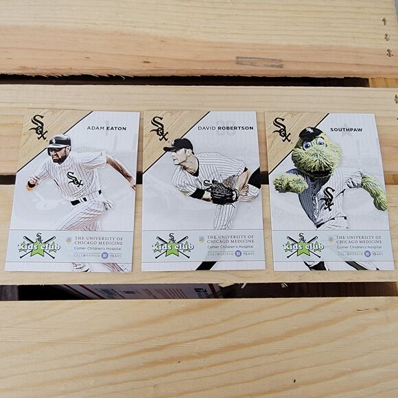 Set of 6 Chicago White Sox Baseball Cards Comer Children's Hospital Sponsor MINT - Picture 3 of 4